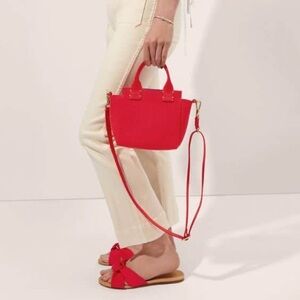 Rothy’s The Mini Handbag in Candy Apple Red